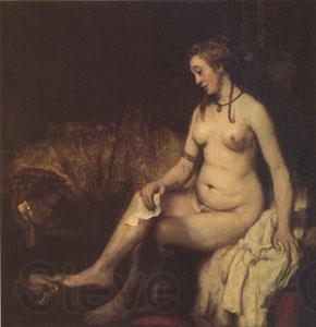 Rembrandt Peale Bathsheba at Her Bath (mk05) Spain oil painting art